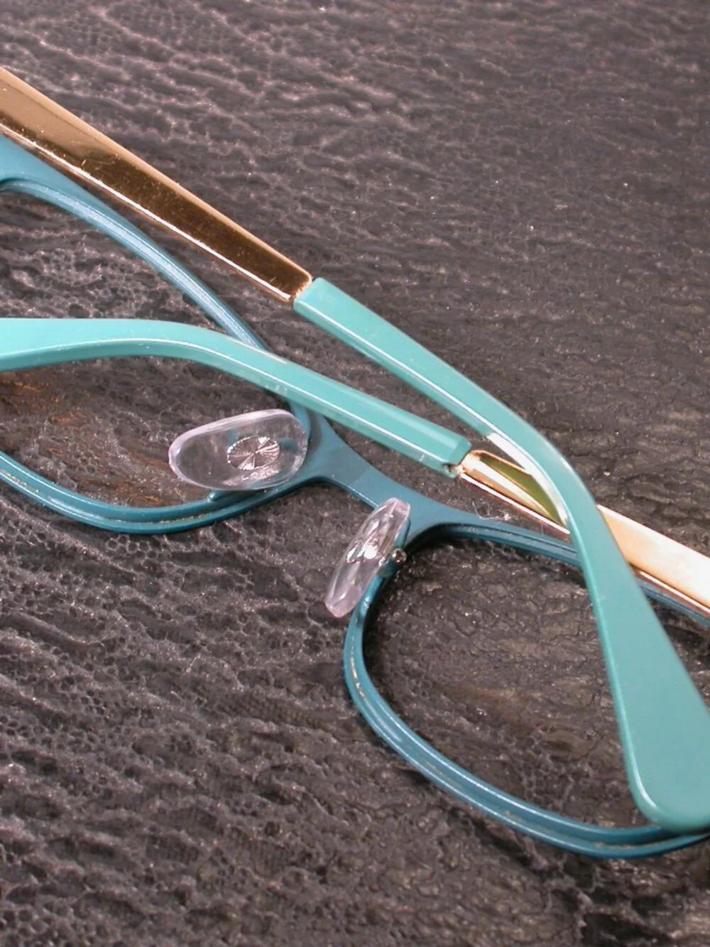 WOOW Gold Rush Blue Green Designer Eyeglasses Frames Made in Italy